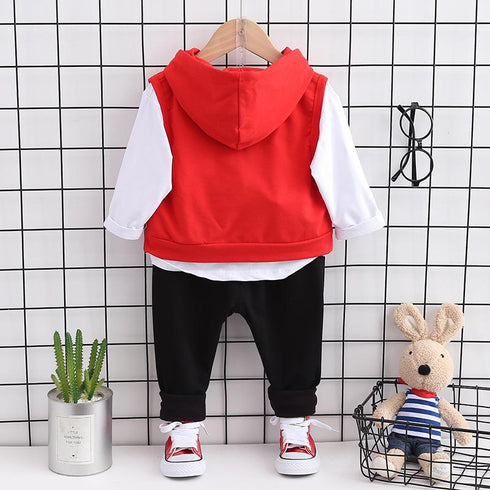 Boys spring and autumn suit two-piece set